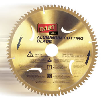 235mm x 56T x 30mm bore Gold TCT Aluminium/Plastic Saw Blade